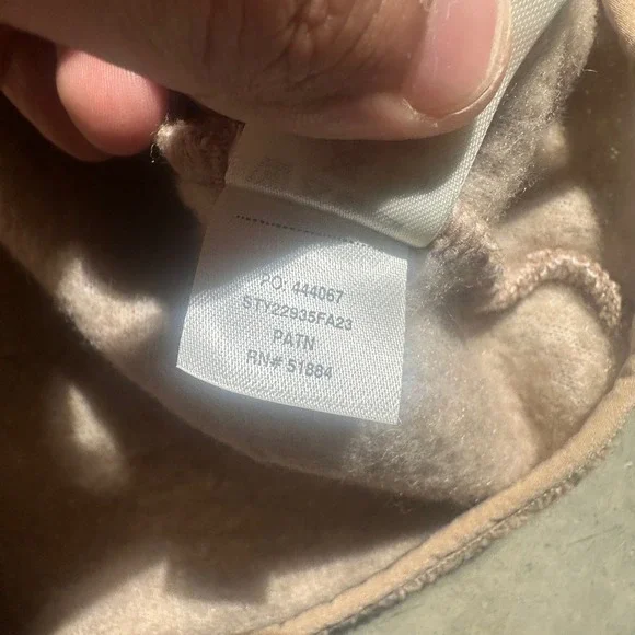 Patagonia Fleece Pullover Womens Large Brown Wool Blend 22935 EXCELLENT 1/4 Zip - Picture 5 of 10